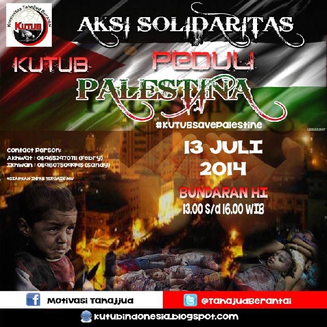 Aksi solidaritas Untuk Palestina