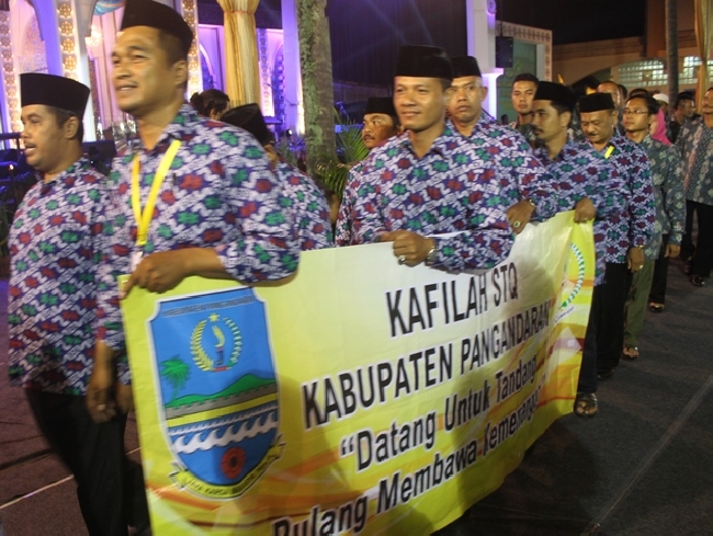 Kalifah Kabupaten Pangandaran Ikuti STQ XIV Jawa Barat
