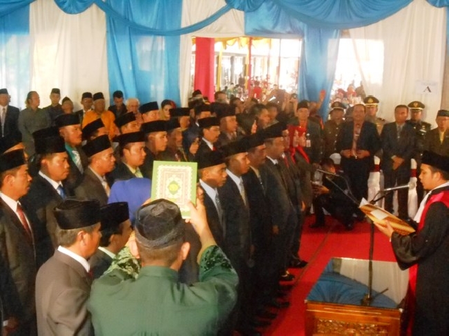 Pelantikan Dewan DPRD Kabupaten Pangandaran