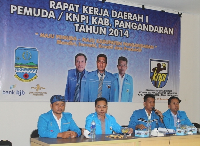 Rakerda I DPD-KNPI Kabupaten Pangandaran,Sukses